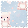 Little Bear, Pastels - Roman Blind